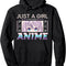 Just a Girl Who Loves Anime Pullover Hoodie